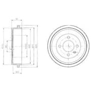 OEM BRAKE DRUM BF410