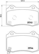 OEM PAD KIT, DISC BRAKE P30074