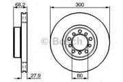 OEM BREMSSCHEIBE 0986478197