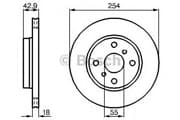 OEM BREMSSCHEIBE 0986478585