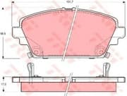 OEM PAD KIT, DISC BRAKE GDB3186