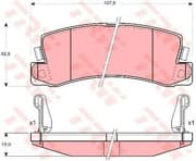 OEM PAD KIT, DISC BRAKE GDB3164