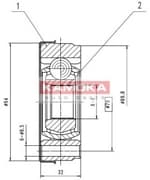 OEM JOINT ASSY, DRIVE SHAFT 8022