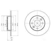 OEM BRAKE DISC (DOUBLE PACK) BG2258