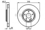 OEM BREMSSCHEIBE 0986478625