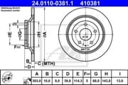 OEM BRAKE ROTOR 24011003811