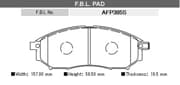 OEM PAD KIT, DISC BRAKE AFP385S