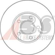 OEM Brake Discs/ABS 17416