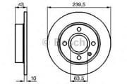 OEM BREMSSCHEIBE 0986478501