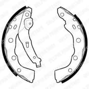 OEM BRAKE SHOE AXLE SET LS1880