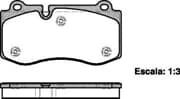 OEM Brake Pad Set, disc brake 120200