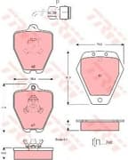 OEM PAD KIT, DISC BRAKE GDB1329