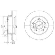 OEM BRAKE DISC (DOUBLE PACK) BG2696