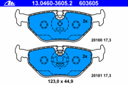 OEM PAD KIT, DISC BRAKE 13046036052