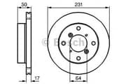 OEM BREMSSCHEIBE SUZUKI SWIFT 89 0986478721