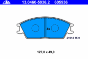 OEM PAD KIT, DISC BRAKE 13046059362