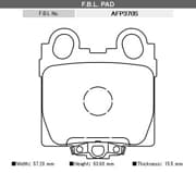 OEM BRAKE PAD AFP370S