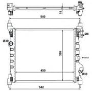 OEM RADIATOR ASSY, A/C 53195