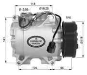 OEM COMPRESSOR ASSY, COOLER 32726