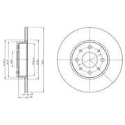 OEM BRAKE DISC (DOUBLE PACK) BG4312