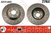 OEM BRAKE ROTOR DF4148S