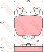 OEM PAD KIT, DISC BRAKE GDB3233