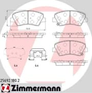 OEM PAD KIT, DISC BRAKE 256921802