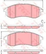 OEM PAD KIT, DISC BRAKE GDB3380