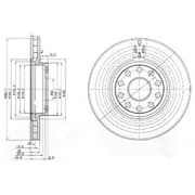 OEM BRAKE DISC (DOUBLE PACK) BG3078