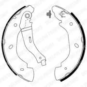 OEM BRAKE SHOE AXLE SET LS1915