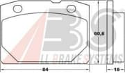 OEM Brake Pads/ABS 36080