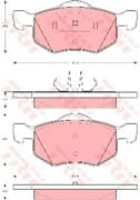 OEM PAD KIT, DISC BRAKE GDB1497