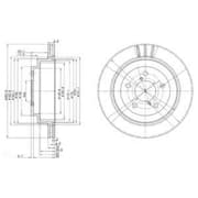 OEM BRAKE DISC (DOUBLE PACK) BG3154