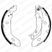 OEM BRAKE SHOE AXLE SET LS1841