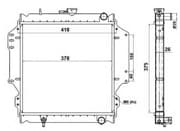 OEM RADIATOR ASSY, ENGINE COOLANT 513161