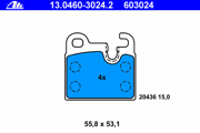 OEM PAD KIT, DISC BRAKE 13046030242