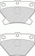 OEM PAD KIT, DISC BRAKE FDB1395