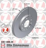 OEM DISC BRAKE ROTOR 430149820