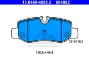 OEM PAD KIT, DISC BRAKE 13046048822