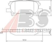 OEM Brake Pads/ABS 37459