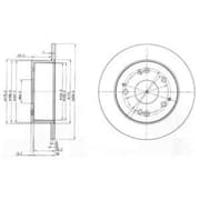 OEM BRAKE DISC (DOUBLE PACK) BG3745