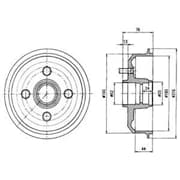 OEM BRAKE DRUM BF229