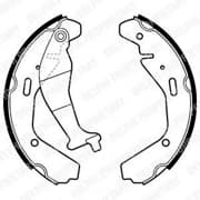 OEM BRAKE SHOE AXLE SET LS1990