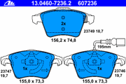 OEM PAD KIT, DISC BRAKE 13046072362