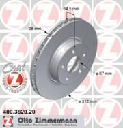 OEM BRAKE ROTOR 400362020