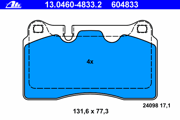 OEM PAD KIT, DISC BRAKE 13046048332