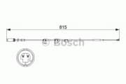 OEM BRAKE WEAR SENSOR FRT-R56 1987473524