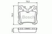 OEM PAD KIT, DISC BRAKE 0986494424