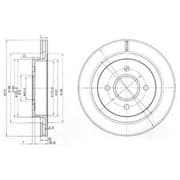 OEM BRAKE DISC (DOUBLE PACK) BG2758