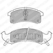 OEM BRAKE PAD AXLE SET LP897